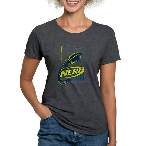 CafePress - Nerf Ready To Win T Shirt - Womens Tri-blend T-Shirt