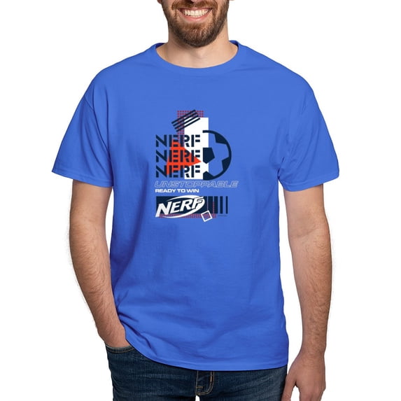 CafePress - Nerf Soccer Unstoppable T Shirt - Men's Classic Graphic Cotton T-Shirt