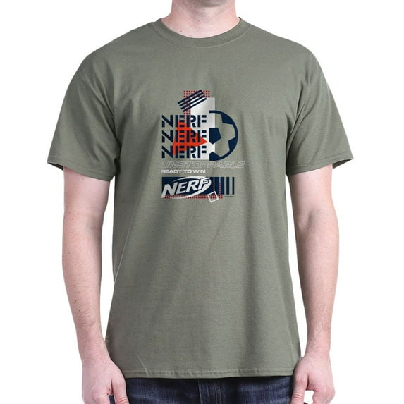 CafePress - Nerf Soccer Unstoppable T Shirt - Men's Classic Graphic Cotton T-Shirt