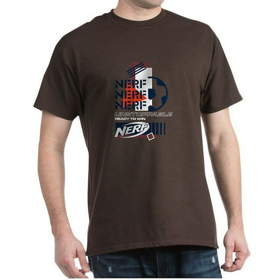 CafePress - Nerf Soccer Unstoppable T Shirt - Men's Classic Graphic Cotton T-Shirt