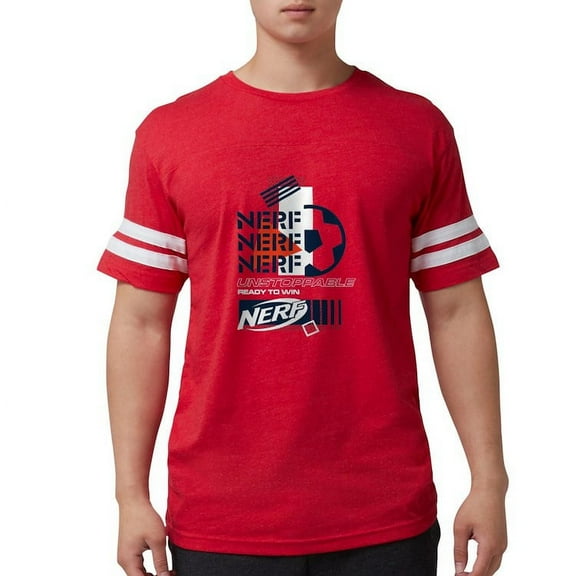 CafePress - Nerf Soccer Unstoppable T Shirt - Mens Football Shirt