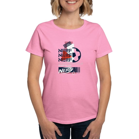 CafePress - Nerf Soccer Unstoppable T Shirt - Women's Traditional Fit Dark T-Shirt