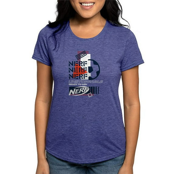 CafePress - Nerf Soccer Unstoppable T Shirt - Womens Tri-blend T-Shirt