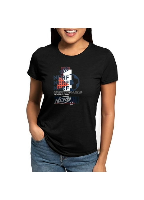 CafePress - Nerf Or Nothin Camo T Shirt - Womens Tri-blend T-Shirt ...