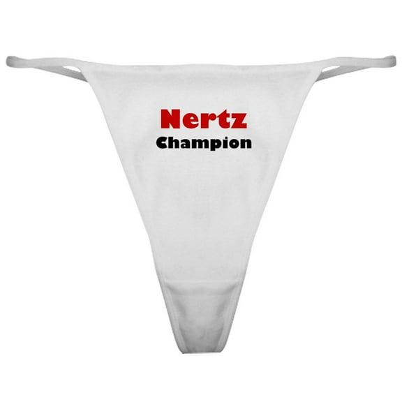 CafePress - Nertz Champion Classic Thong - Women's Novelty Thong Panties Underwear