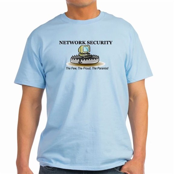 CafePress - Network Security T Shirt - Men's Classic Cotton T-Shirts