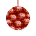 thumbnail image 1 of CafePress - Networking Brains, Conceptual Artwork Round Orna -  Round Wood Ornament 4", 1 of 2