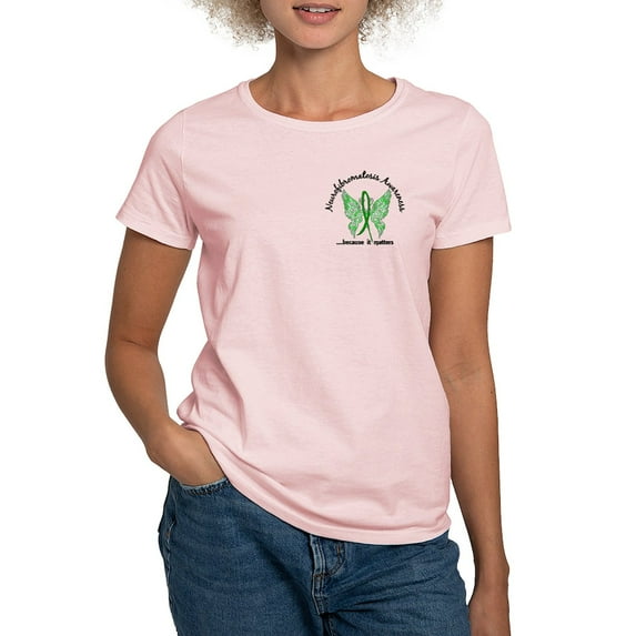 CafePress - Neurofibromatosis Butterfly Women's Light T Shirt - Women's Classic T-Shirt