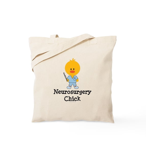 CafePress - Neurosurgery Chick Tote Bag - Unisex Canvas Tote Bag, Beige, 1-Piece