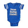 thumbnail image 1 of CafePress - Never Ending Journey - Cute Infant Baby Football Bodysuit, 1 of 3