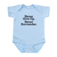 thumbnail image 1 of CafePress - Never Give Up Infant Bodysuit - Baby Light Bodysuit, Size Newborn - 24 Months, 1 of 4