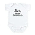 thumbnail image 1 of CafePress - Never Give Up Infant Bodysuit - Baby Light Bodysuit, Size Newborn - 24 Months, 1 of 4