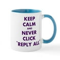 thumbnail image 1 of CafePress - Never Reply All Mug - 11 oz Ceramic Mug - Novelty Coffee Tea Cup, 1 of 4