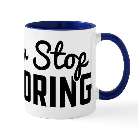 CafePress - Never Stop Exploring - 11 oz Ceramic Mug - Novelty Coffee Tea Cup