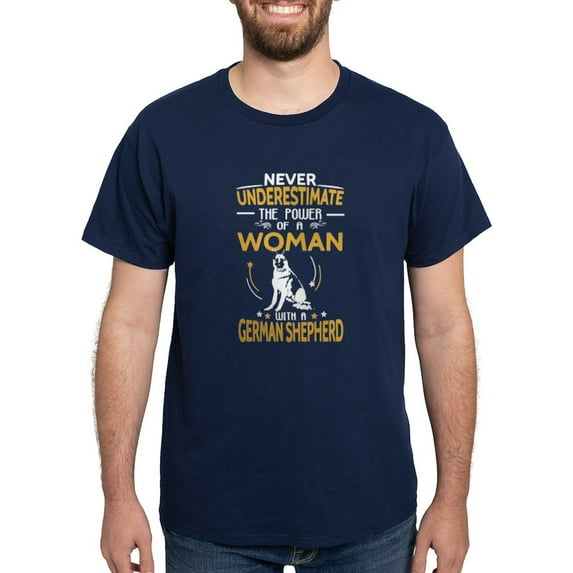CafePress - Never Underestimate Woman With A German Sh T Shirt - Men's Classic Graphic Cotton T-Shirt