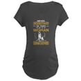 thumbnail image 1 of CafePress - Never Underestimate Woman With A Maternity T Shirt - Maternity Dark T-Shirt, 1 of 3