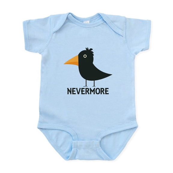 CafePress - Nevermore Raven Infant Bodysuit - Baby Light Bodysuit, Size Newborn - 24 Months