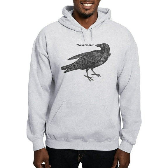 CafePress - Nevermore Raven Sweatshirt - Pullover Hoodie, Hooded Sweatshirt