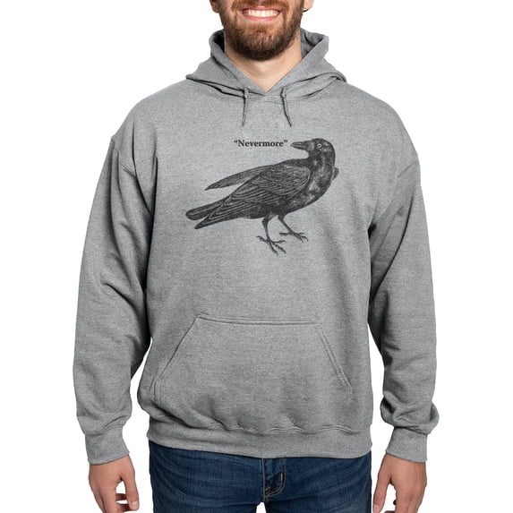 CafePress - Nevermore Raven Sweatshirt - Pullover Hoodie, Hooded Sweatshirt