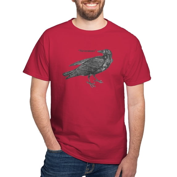 CafePress - Nevermore Raven T Shirt - Men's Classic Graphic Cotton T-Shirt