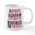 thumbnail image 1 of CafePress - Nevertheless, She Persisted. 20 Oz Ceramic Mega Mu - 20 Oz White Ceramic Mega Mug, 1 of 5
