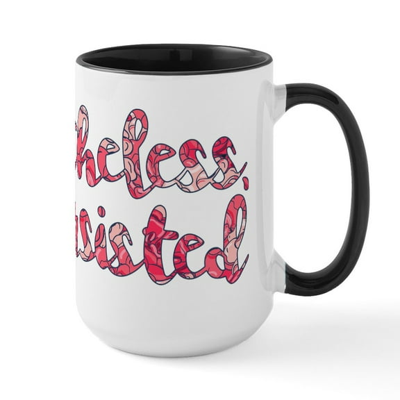 CafePress - Nevertheless, She Persisted. Mugs - 15 oz Ceramic Large White Novelty Mug