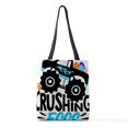 thumbnail image 1 of CafePress - New Easter Monster Truck Crushi - Polyester Tote Bag 16"x16", 1 of 5
