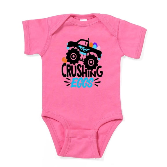 CafePress - New Easter Monster Truck Crushing Eggs Body Suit - Cute Infant Bodysuit Baby Romper - Size Newborn - 24 Months