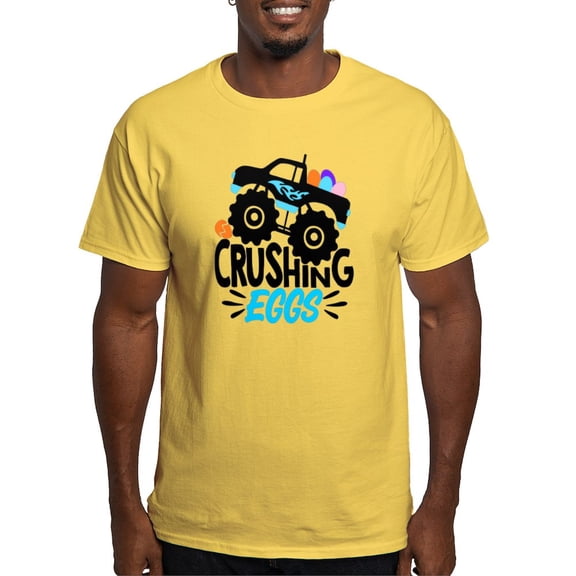 CafePress - New Easter Monster Truck Crushing Eggs T Shirt - Men's Classic Graphic T-Shirt