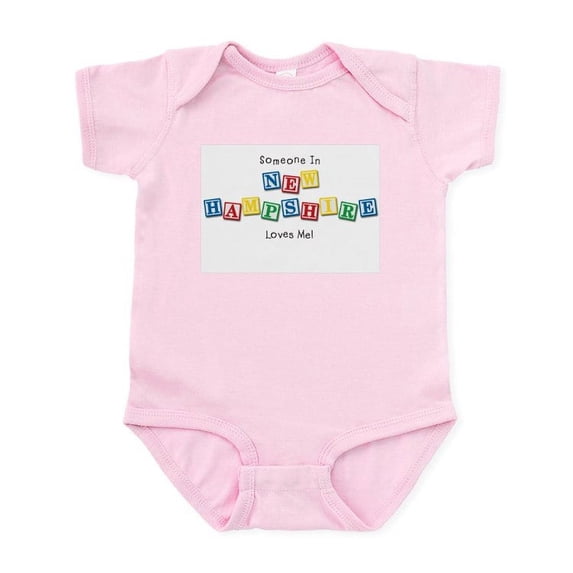 CafePress - New Hampshire Infant Bodysuit - Baby Light Bodysuit, Size Newborn - 24 Months