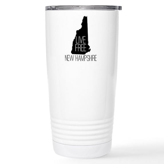 CafePress - New Hampshire Liv 16 Oz Stainless Steel Travel Mug - Insulated Stainless Steel Travel Tumbler 20 oz.