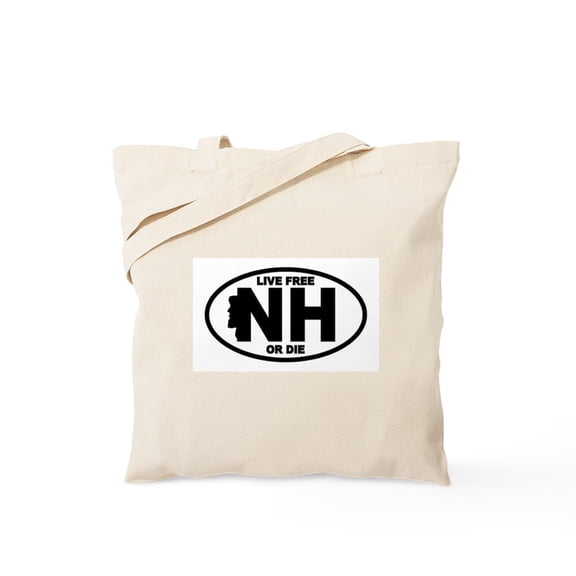 CafePress - New Hampshire Live Free Or Die Tote Bag - Unisex Canvas Tote Bag, Beige, 1-Piece