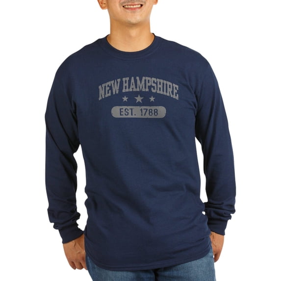 CafePress - New Hampshire Long Sleeve Dark T Shirt - Long Sleeve Dark T-Shirt