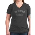thumbnail image 1 of CafePress - New Hampshire Women's V Neck Dark T Shirt - Women's V-Neck Dark T-Shirt, 1 of 1