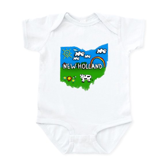 CafePress - New Holland Body Suit - Baby Light Bodysuit, Size Newborn - 24 Months