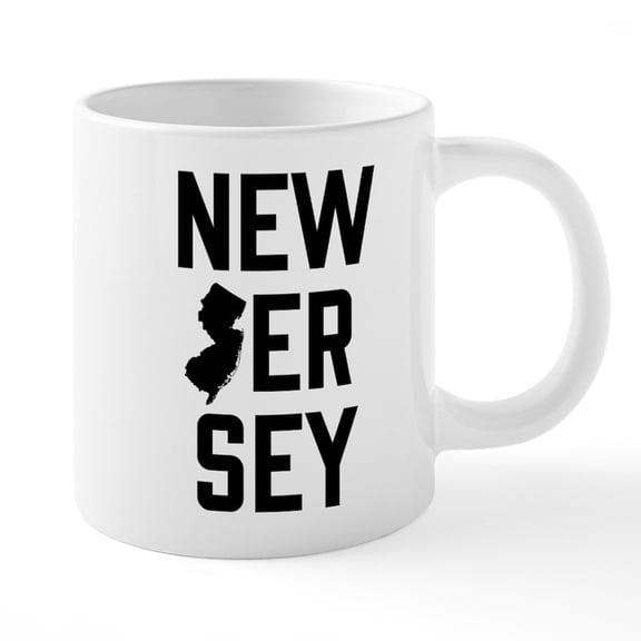 CafePress - New Jersey - 20 Oz White Ceramic Mega Mug