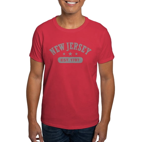 CafePress - New Jersey Est. 1787 Dark T Shirt - Men's Classic Graphic Cotton T-Shirt