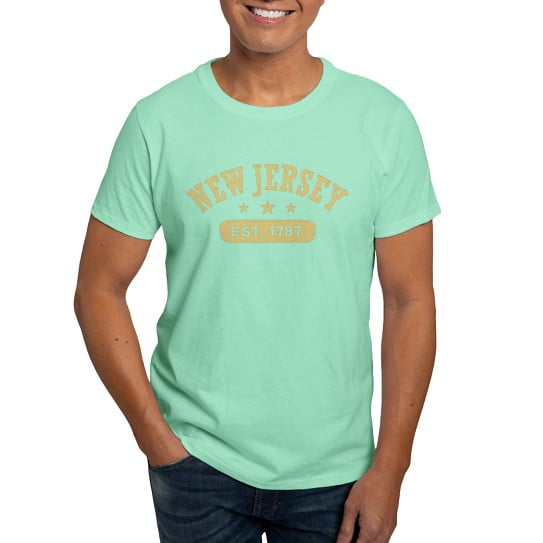 CafePress - New Jersey Est. 1787 Dark T Shirt - Men's Classic Cotton T-Shirts