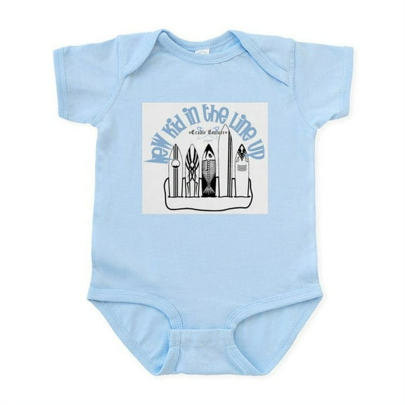 CafePress - New Kid In The Line Up Infant Bodysuit - Baby Light Bodysuit, Size Newborn - 24 Months
