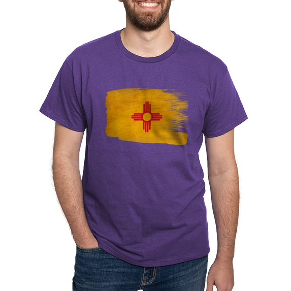 CafePress - New Mexico Flag Dark T Shirt - Men's Classic Graphic Cotton T-Shirt