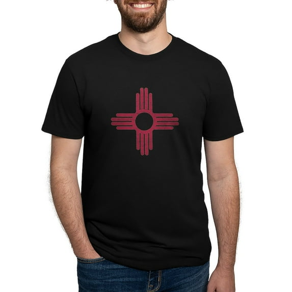 CafePress - New Mexico State Flag Men's Deluxe T Shirt - Mens Tri-blend T-Shirt