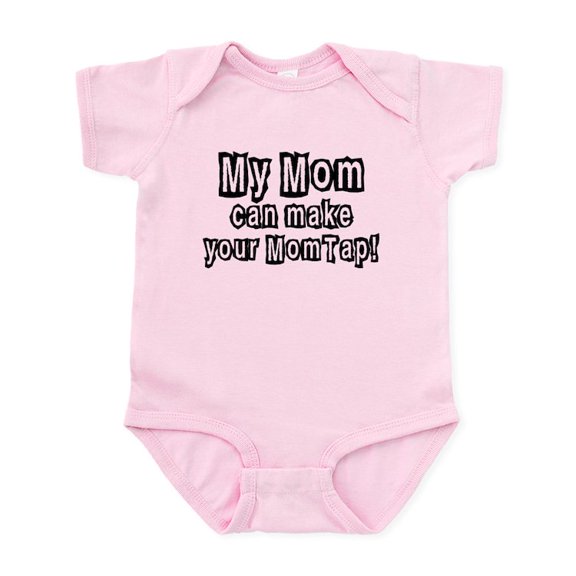 CafePress - New My Mom Can Make Your Mom Infant Bodysuit - Baby Light Bodysuit, Size Newborn - 24 Months