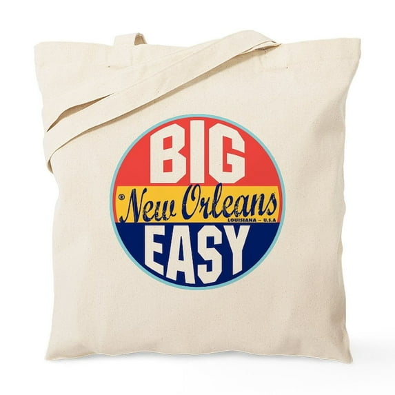 CafePress - New Orleans Vintage Label Tote Bag - Unisex Canvas Tote Bag, Beige, 1-Piece