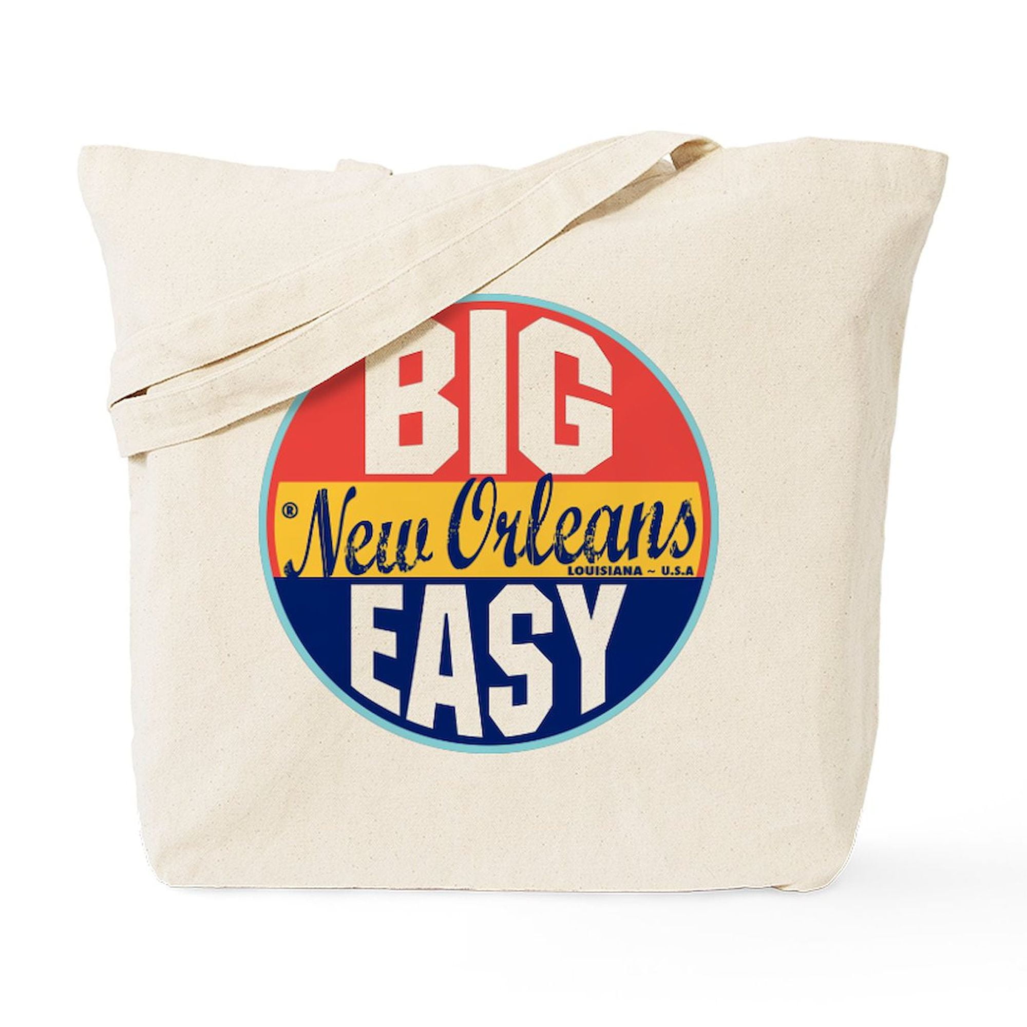 Detroit Vintage Label Canvas Tote Bag - Natural Reusable Shopping Bag, 2 Sizes Available - View #4