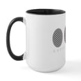 thumbnail image 1 of CafePress - New School Easter Eggs W Shadow White L Large Mug - 15 oz Ceramic Large White Novelty Mug, 1 of 4