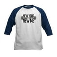 thumbnail image 1 of CafePress - New Year New Me Kids Baseball Jersey - Kids Cotton Baseball Jersey, 3/4 Sleeve Shirt, 1 of 4