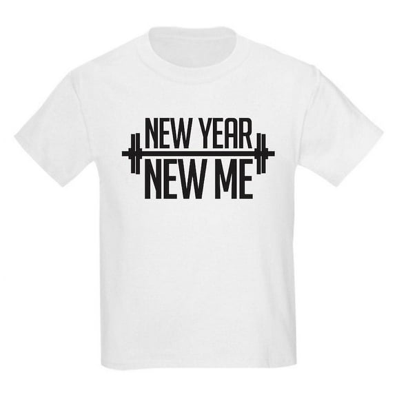 CafePress - New Year New Me Kids Light T Shirt - Light T-Shirt Kids XS-XL