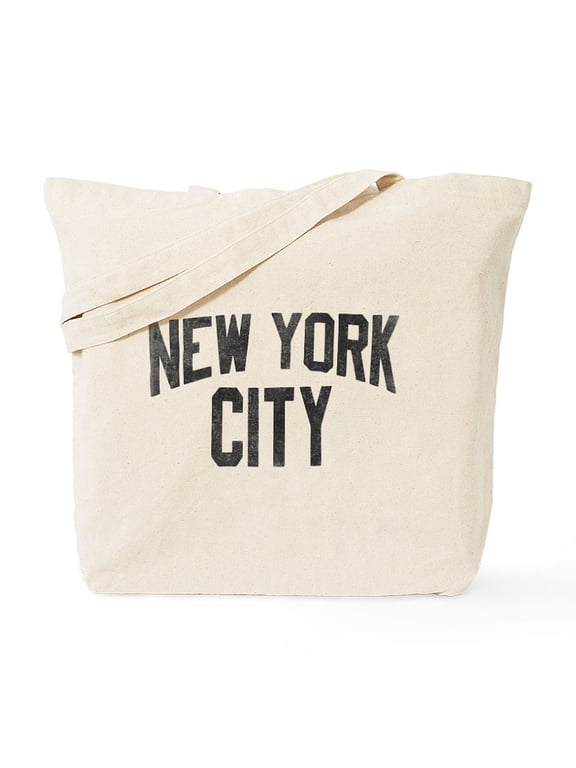 - New York City Tote Bag - Unisex Canvas Tote Bag, Beige, 1-Piece