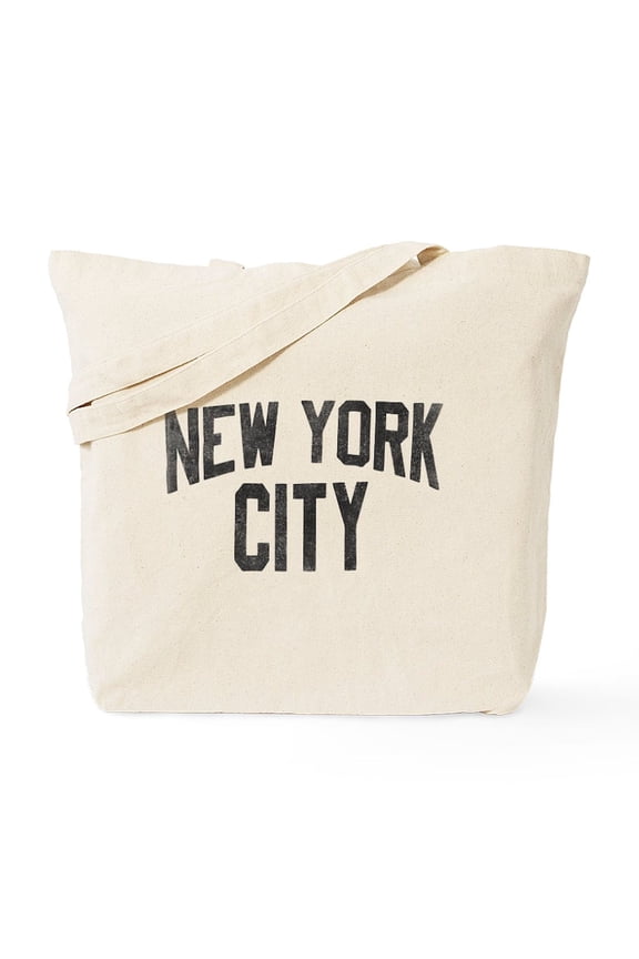 - New York City Tote Bag - Unisex Canvas Tote Bag, Beige, 1-Piece