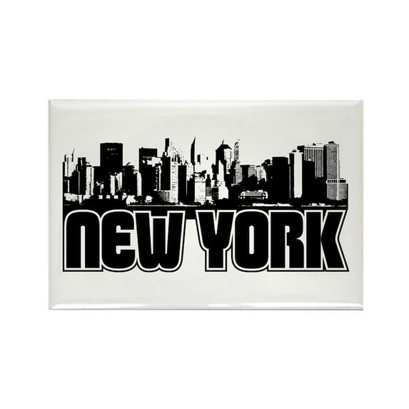 CafePress - New York Skyline - Rectangle Magnet, 2"x3" Refrigerator Magnet